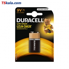 باتری کتابی 9V آلکالاین دوراسل بسته 1 عددی