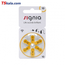 باتری سمعک ZA10-PR70 سیگنیا بسته 6 عددی