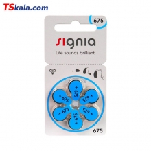 باتری سمعک ZA675-PR44 سیگنیا بسته 6 عددی