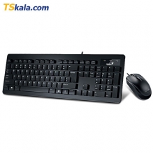 کیبورد و ماوس جنیوس Genius SlimStar C130 - USB