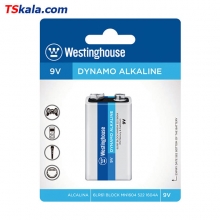 باتری کتابی 9V دینامو آلکالاین وستینگهاوس بسته 1 عددی